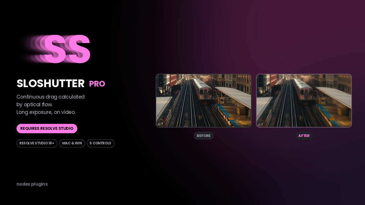 SloShutter Pro for DaVinci Resolve